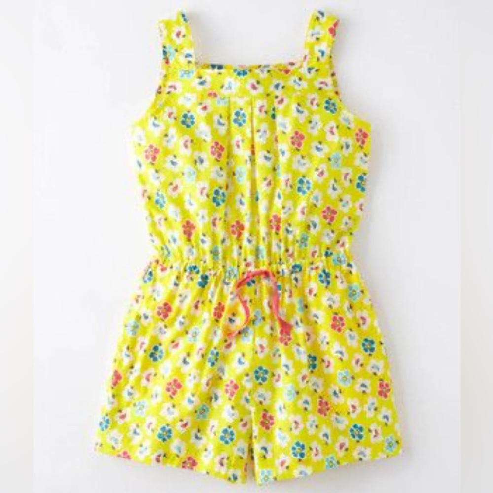 Mini Boden Girls Floral Romper 9-10 Years